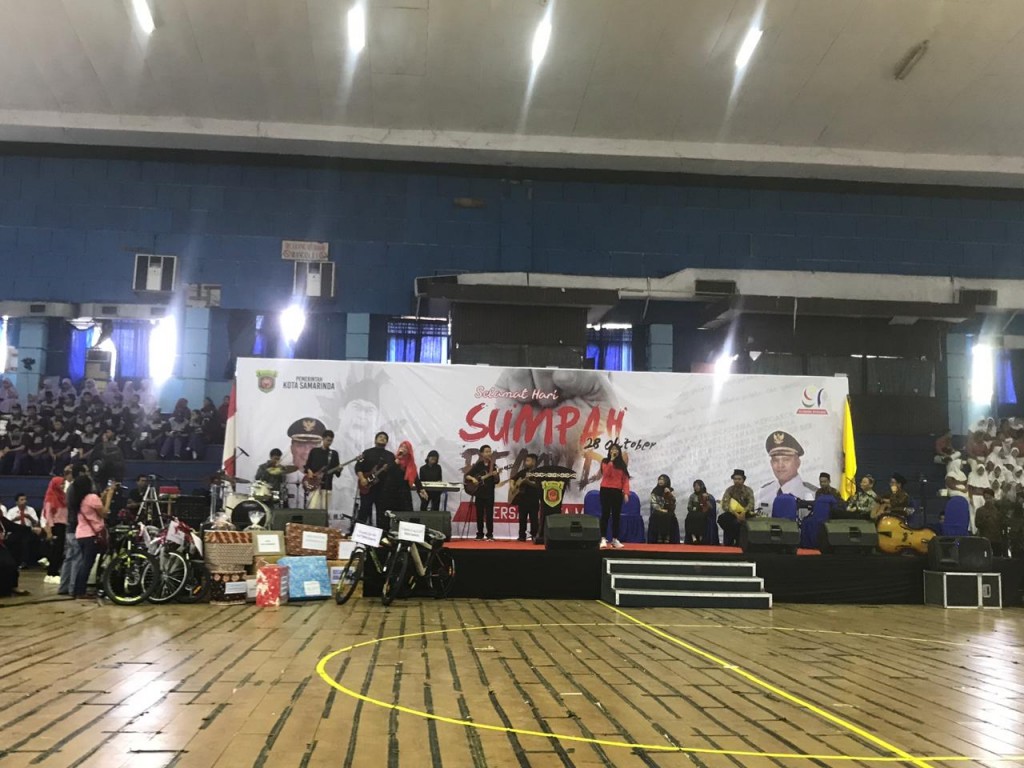 Hari Sumpah Pemuda di Gor Segiri.