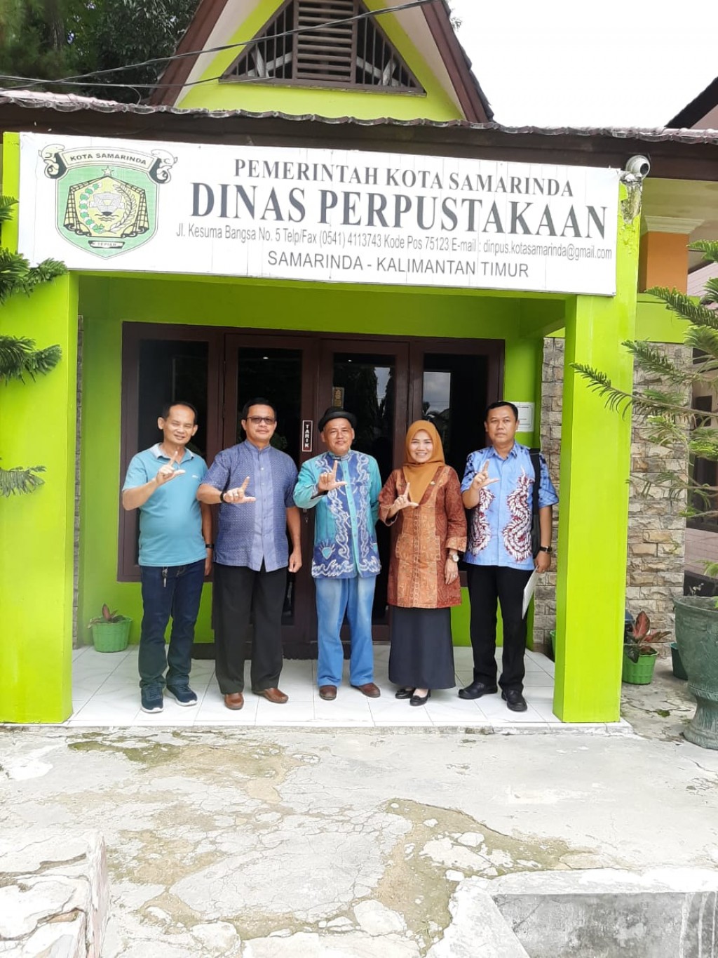 Kunjungan Lanjutan Kerja/Study Banding Kepala Dinas Perpustakaan Banjarbaru