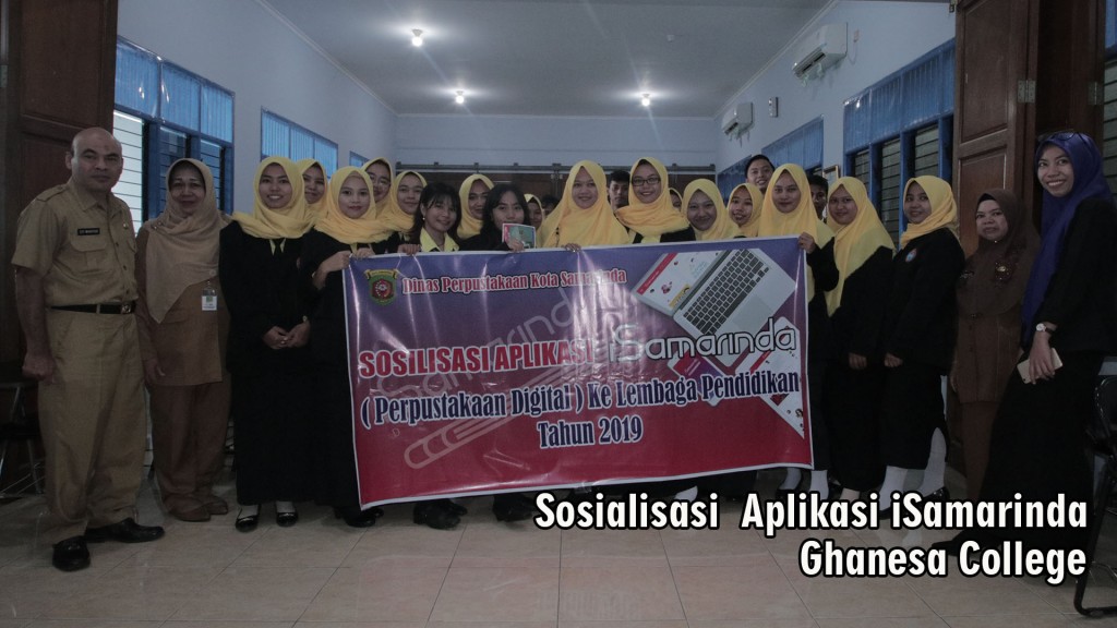 Sosialisasi iSamarinda di Ghanesa Collage