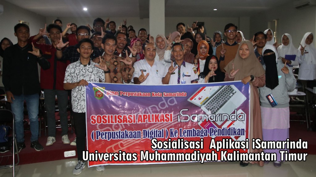Sosialisasi Aplikasi iSamarinda di Universitas Muhammadiyah Kalimantan Timur