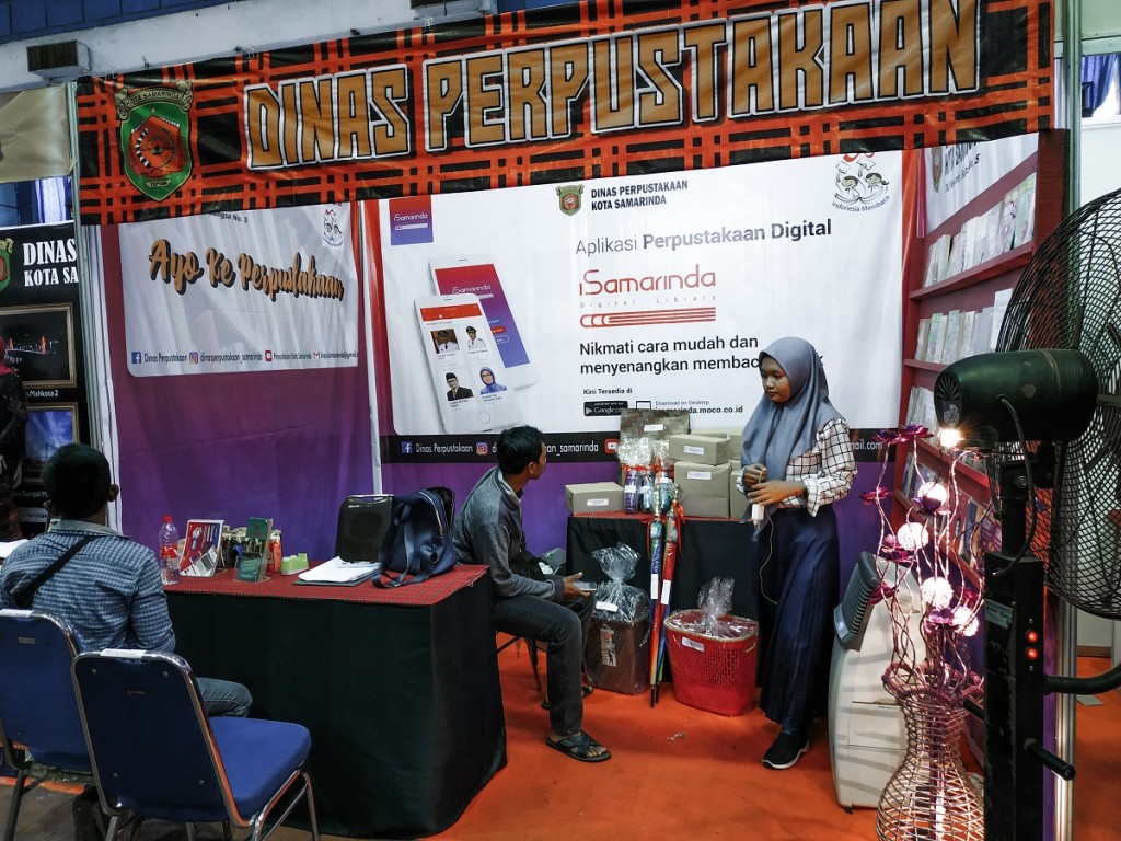 Dinas Perpustkaan Tetap Eksis Pada Acara Pekan Raya Samarinda