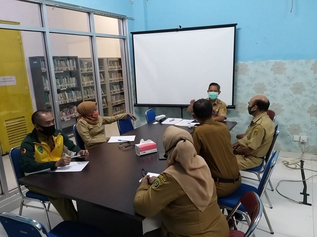 Rapat Pengaturan Pola Kerja dan Persiapan Layanan Pemustaka