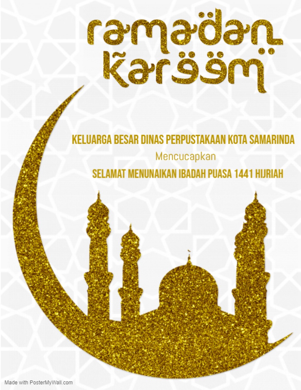 Selamat Menunaikan Ibadah Puasa Ramadhan 1441 Hijriah