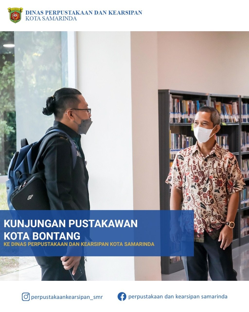 Kunjungan Pustakawan Kota Bontang