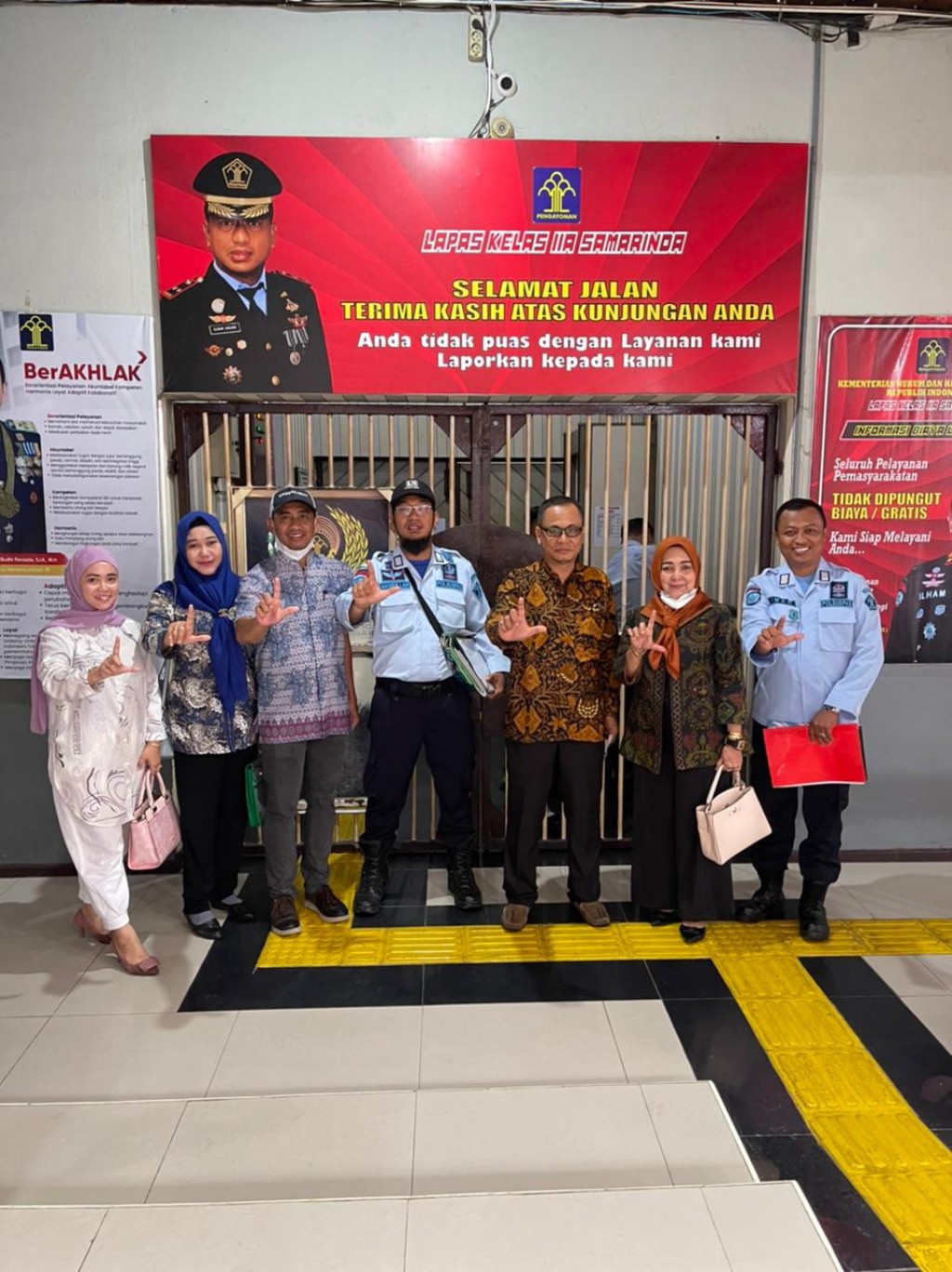 Pembinaan Perpustakaan ke Lapas Samarinda