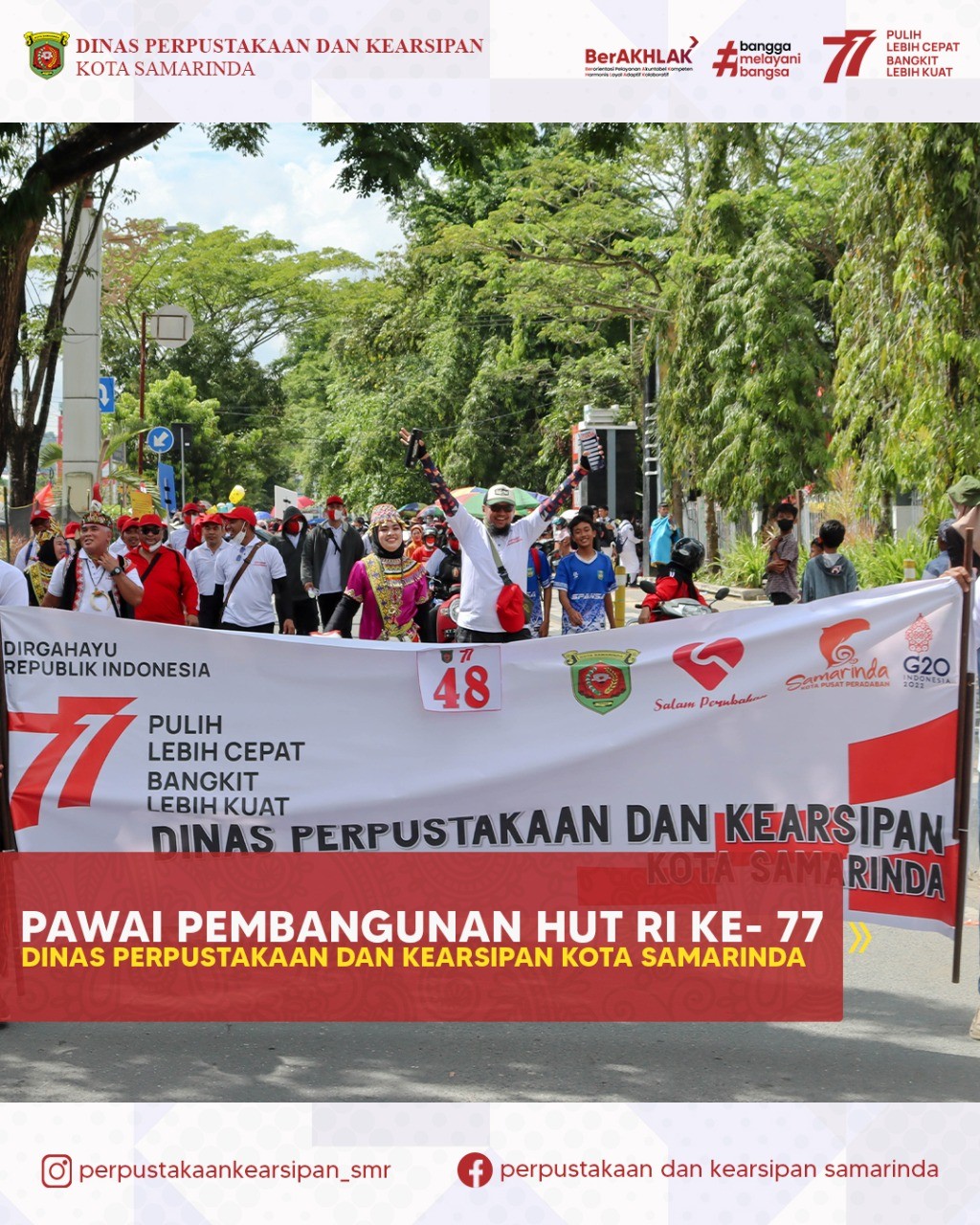 Pawai Perayaan HUT RI ke-77