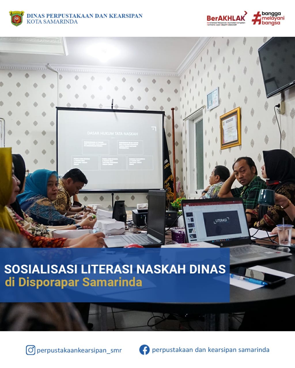 Sosialisasi Literasi Naskah Dinas