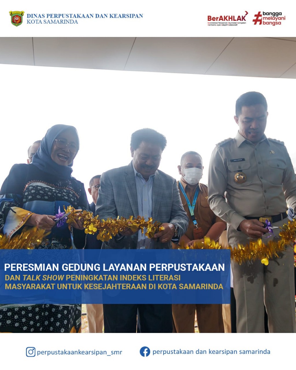 Talkshow IPLM dan Peresmian Gedung Perpustakaan