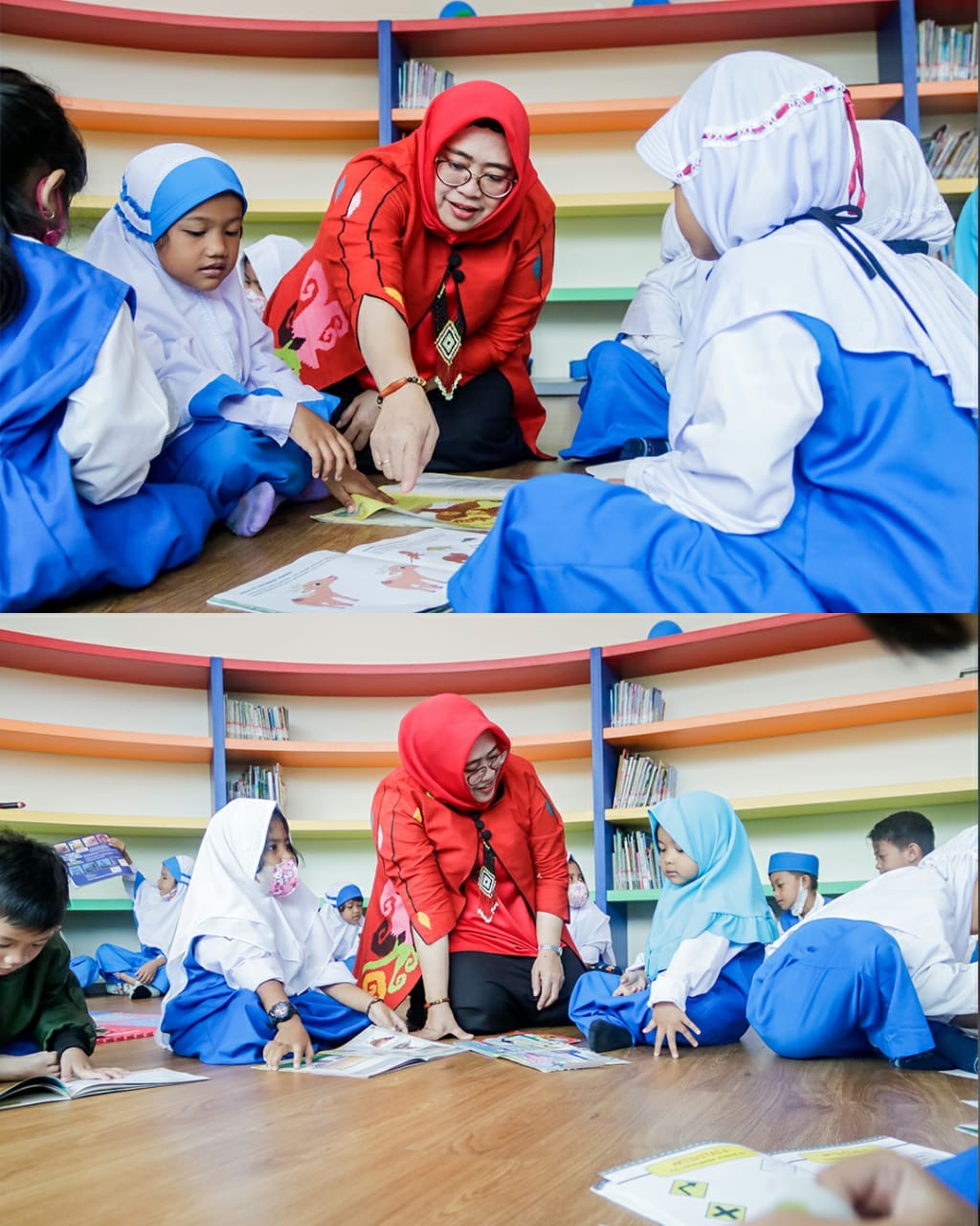 Bu Rinda Menyapa Siswa